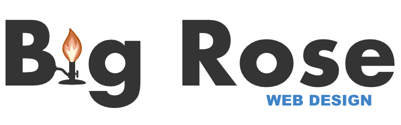 Big Rose Web Design logo